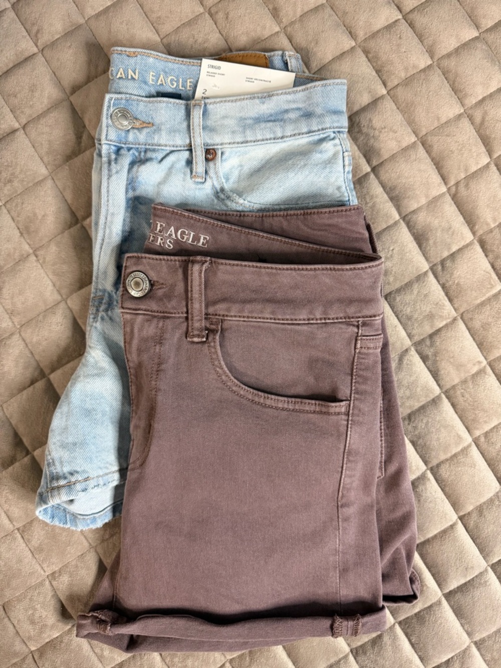 Bundle American Eagle Outfitters shorts - Light Blue and Mauve